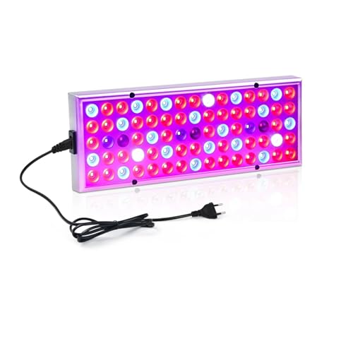 Pflanzenlampen, 75/144LEDs Phyto Lampe 25W 45W Phytolamp for Pflanzen Volle LED Wachsen Licht müse sämling Blumen Gartenbau Lampe(25W 75LED EU) von MINING