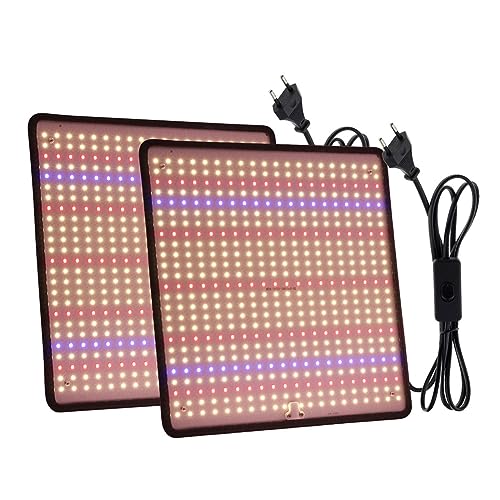 Pflanzenlampen, LED Grow Light Vollspektrum Phytolampe AC85-240V 40W for Indoor Grow Tent Pflanzen Wachstumslicht(2pcs) von MINING