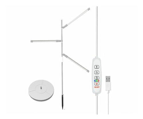 Pflanzenlampen, LED-Wachstumslicht, Voll-Pflanzenwachstumslampe mit Timer for Zimmerpflanzen, dimmbares Pflanzenlicht for Hydrokultur-Sämlin, Kräuter(NO) von MINING