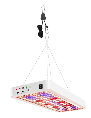 Pflanzenlampen, LED-Wachstumslichter for Zimmerpflanzen, volles, müseblüte, 3 Modi, Timer-Fernbedienung, Pflanzenlicht, Samenstart, Sämlin von MINING