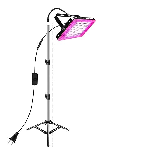 Pflanzenlampen, Vollspektrum-LED-Phytolampe, Zimmerpflanzen, Wachstumslichter, Sämlinge, Blumengewächshauszelte, Hydrokultur-LED-Anbau-Wachstumslicht(100W-110CM TRIPOD_1) von MINING