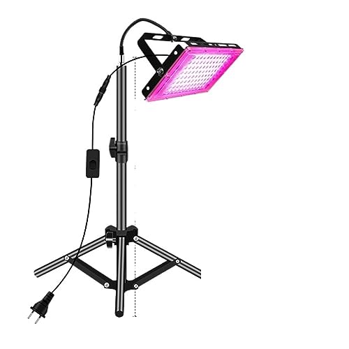 Pflanzenlampen, Vollspektrum-LED-Phytolampe, Zimmerpflanzen, Wachstumslichter, Sämlinge, Blumengewächshauszelte, Hydrokultur-LED-Anbau-Wachstumslicht(100W-50CM TRIPOD_1) von MINING