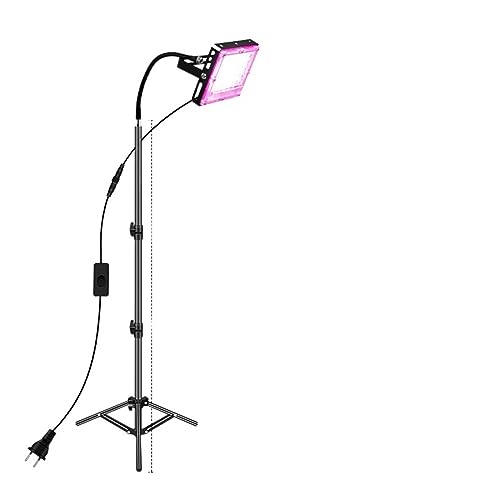 Pflanzenlampen, Vollspektrum-LED-Phytolampe, Zimmerpflanzen, Wachstumslichter, Sämlinge, Blumengewächshauszelte, Hydrokultur-LED-Anbau-Wachstumslicht(25W-110CM TRIPOD_1) von MINING