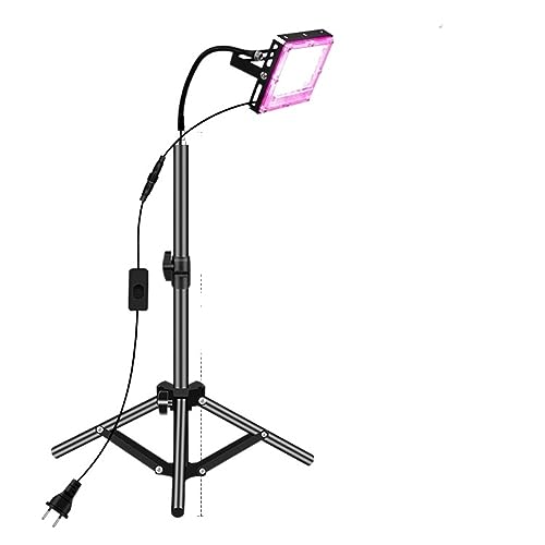 Pflanzenlampen, Vollspektrum-LED-Phytolampe, Zimmerpflanzen, Wachstumslichter, Sämlinge, Blumengewächshauszelte, Hydrokultur-LED-Anbau-Wachstumslicht(25W-50CM TRIPOD_1) von MINING