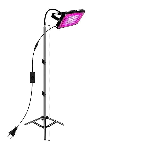 Pflanzenlampen, Vollspektrum-LED-Phytolampe, Zimmerpflanzen, Wachstumslichter, Sämlinge, Blumengewächshauszelte, Hydrokultur-LED-Anbau-Wachstumslicht(50W-110CM TRIPOD_1) von MINING