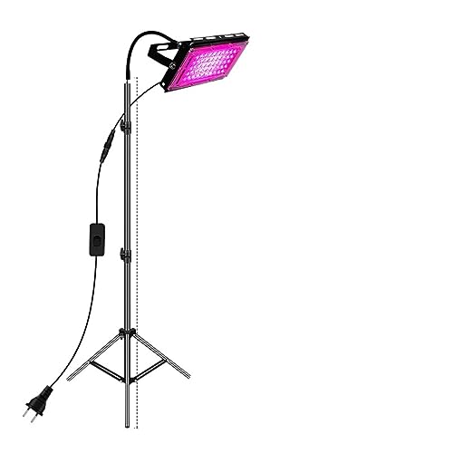 Pflanzenlampen, Vollspektrum-LED-Phytolampe, Zimmerpflanzen, Wachstumslichter, Sämlinge, Blumengewächshauszelte, Hydrokultur-LED-Anbau-Wachstumslicht(50W-150CM TRIPOD_1) von MINING