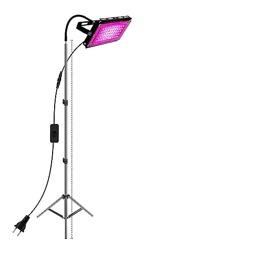 Pflanzenlampen, Vollspektrum-LED-Phytolampe, Zimmerpflanzen, Wachstumslichter, Sämlinge, Blumengewächshauszelte, Hydrokultur-LED-Anbau-Wachstumslicht(50W-210CM TRIPOD_1) von MINING