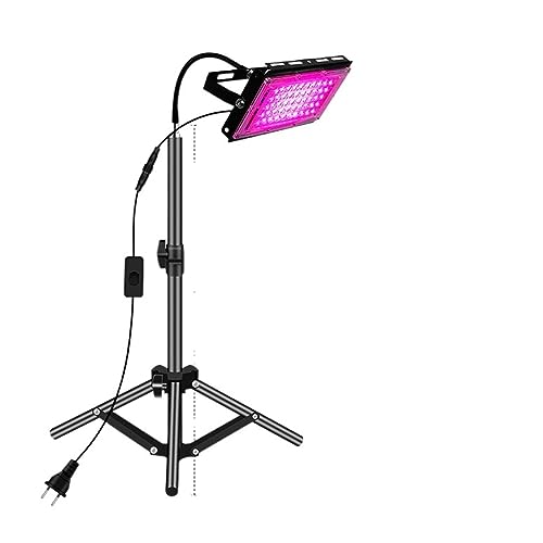 Pflanzenlampen, Vollspektrum-LED-Phytolampe, Zimmerpflanzen, Wachstumslichter, Sämlinge, Blumengewächshauszelte, Hydrokultur-LED-Anbau-Wachstumslicht(50W-50CM TRIPOD_1) von MINING