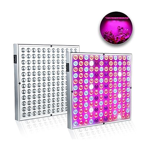 Pflanzenlampen, Vollspektrum-LED-Wachstumslicht, 70 W, Phyto-Lampe mit 144 x 2835 LED-Chips, AC85–265 V, for den Anbau von Pflanzen, Blumen, Sämlingen(144LEDS-70W) von MINING