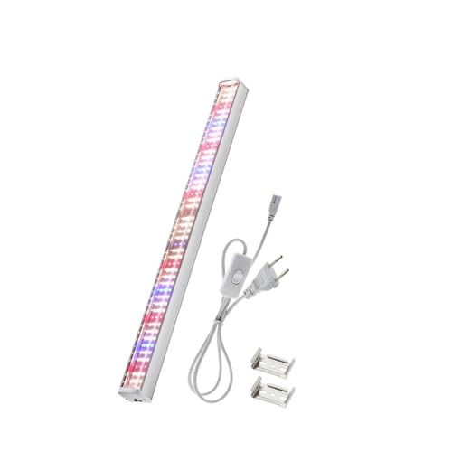 Pflanzenlampen, Wachsen Licht 100V-265V Voll LED Bar Licht for Pflanzen 53cm Phyto Lampe Mit Anschluss Draht Sonnenschein 4000K 380-780nm(Sunshine-1pc) von MINING