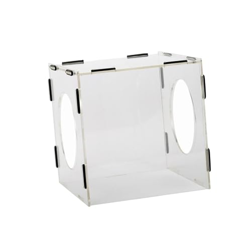 Polierstaubbehälter, Geschlossene Schleifbox, Abdeckung Acryl Transparent Mit 2 Löchern dichter käfig haube for Polieren Gravieren Polieren Polierstaubbehälter, Geschlossene Schleifbox, Abdeckung Acryl Transparent Mit 2 Löchern dichter käfig haube for Polieren Gravieren Polieren von MINING
