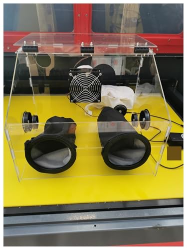 Polierstaubbehälter, dichte Box, dichte Polierbox, dichte Farbbox for 3D-Lackpolieren, dichte Box for Spielenpolieren, Nalpolierbox(3mm) von MINING