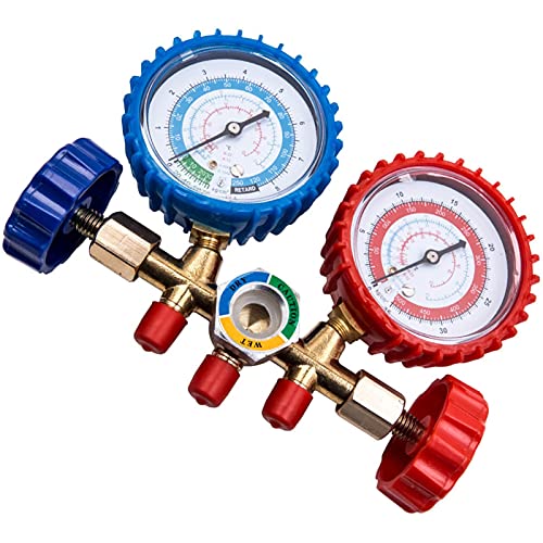 Verteiler-Gauge-Set. HVAC AC. Kühltest 5FT-Ladeschläuche R134A R12 R22,Präzise Anpassung von MINING