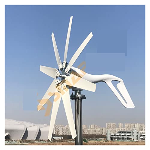 Windgenerator 400W 600W 1000W Windturbinengenerator 12V 24V 48V Horizontal Windturbinengenerator freie Leistung Neue Energie Alternative Zubehör mit höherer Stromerzeugung(8,TURBINE ONLY_12V) von MINING