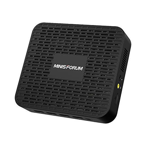 MINIS FORUM GK41 Mini-PC 8 GB DDR4 128 GB SSD mit Celeron J4125 Quad Core-Prozessor (bis 2,7 GHz) Mini-Computer 4XPorts USB3.0 2XGigabit Ethernet 4K HDMI/DP WiFi Double BT4.2 von MINIS FORUM
