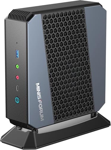 MINIS FORUM HX90 Mini PC, AMD Ryzen 9 5900HX Processor 8 Kerne bis zu 4,6 GHz, 32 GB DDR4 / 1TB SSD Mini Desktop Computer, HDMI ×2/DP×2 Anschluss, WiFi 6/BT 5.1, USB 3.0 von MINIS FORUM