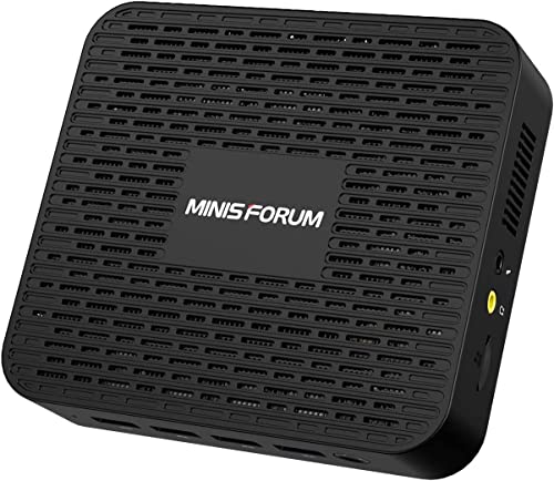 MINIS FORUM GK41 Mini-PC 8 GB DDR4 256 GB SSD mit Celeron J4125-Prozessor, 4 x USB 3.0-Anschlüsse 2 x Gigabit-Ethernet-Unterstützung HDD, 4K@60Hz HDMI, DisplayPort Dual Band WiFi BT 4.2 von MINIS FORUM