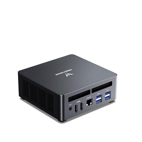 MINIS FORUM UM790 Pro Mini PC AMD Ryzen 9 9 7940HS bis zu 5,2 GHz 32 GB DDR5 1 TB SSD Con AMD Radeon 780M, 4X USB3.2, 2X USB4, 2X HDMI 2.1, 2X PCIe4.0,Wi-FI 6E /BT5.3, RJ45 2,5G von MINIS FORUM