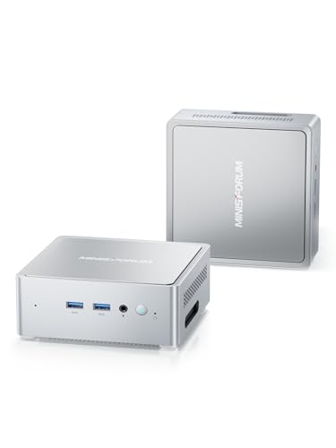 MINIS FORUM NAB9 Plus Mini PC, Core i9-12900HK(14C/20T, up to 5.0GHz), Mini Desktop PC 32GB DDR4 1TB SSD, OCuLink, HDMI/DP/USB4, Wi-Fi6E, Bluetooth 5.3,RJ45 2.5×2 von MINIS FORUM
