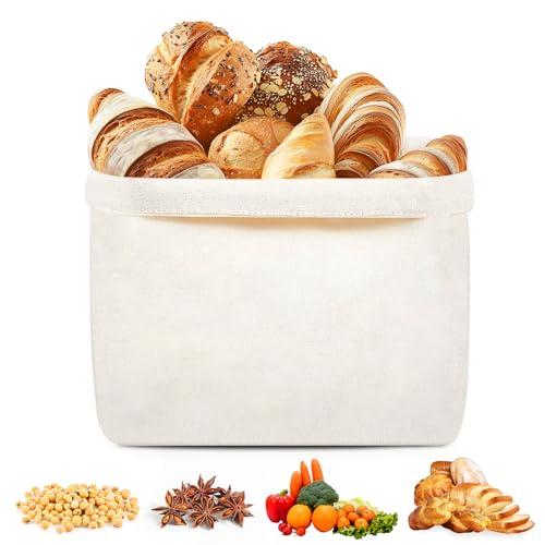MINISOISO Brotbeutel Leinen,Wiederverwendbare Brotbeutel,Beutel Bread Bag Groß,Aufbewahrung Brotsack zum Frischhalten,Brötchenbeutel für Aufbewahrung von Brot, Getreide, Gemüse und Obst(16x38x42cm) MINISOISO Brotbeutel Leinen,Wiederverwendbare Brotbeutel,Beutel Bread Bag Groß,Aufbewahrung Brotsack zum Frischhalten,Brötchenbeutel für Aufbewahrung von Brot, Getreide, Gemüse und Obst(16x38x42cm) von MINISOISO