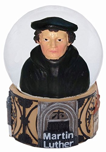 30057 Souvenir Schneekugel Martin Luther Schlosskirche Wittenberg Geburtshaus 65mm Durchmesser von Minium Collection
