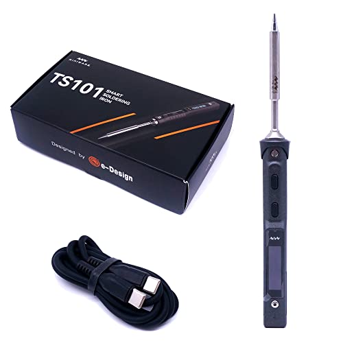 MINIWARE TS101 Lötkolben Schweißgerät BC2 Tips Tragbar Digit DC5525 USB-C 90W Temperatur Einstellbar 50-400℃ Original Digital OLED Programmierbar von MINIWARE