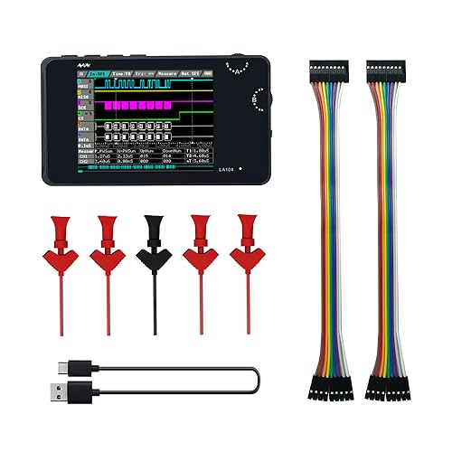 Logikanalysator LA104 Tragbarer mit 4-Kanal100Mb/s eine Datenerfassungsrate für Arbeiten an Prüfständen oder im Freien von MINIWARE