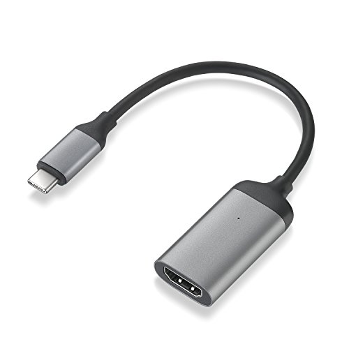 MINIX NEO C-HD High Speed USB-C auf HDMI Adapter für Windows/ MacOS/ ChromeOS, Space Grau von MINIX