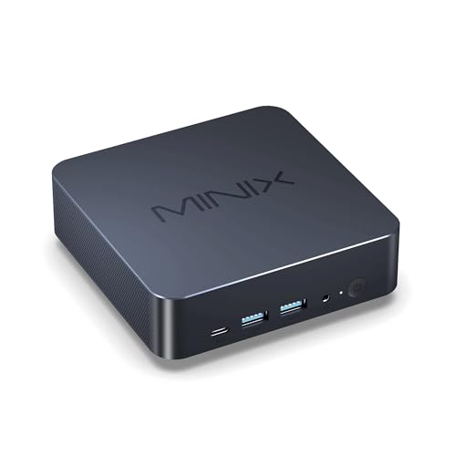 MINIX NGC N512 (1TB) Mini PC Windows 11 Pro, Intel i5-12600H 1TB M.2 PCIe 4.0 x 4 SSD 16GB DDR5 Micro Desktop Computer Quad Display/TB4 8K /2xHDMI/USB-C/Dual Lan for Business Home Office Multi-Tasking von MINIX