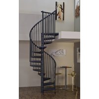 Minka Spindeltreppe »Rondo Color«, bis 300 cm Raumhöhe - grau von Minka