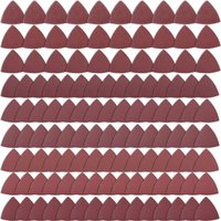 100 Stück Dreiecksschleifpapier 80x80x80 Körnung 180 Schleifpapier für Sander - Minkurow von MINKUROW