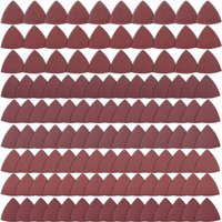 100 Stück Dreiecksschleifpapier 80x80x80 Körnung 320 Schleifpapier für Sander - Minkurow von MINKUROW