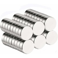 Minkurow - 50 Stück 10 x 4 mm Kühlschrankmagnet mit Aufbewahrungsbox, starke runde Magnete, Magnet für Pinnwand, Whiteboard, Pinnwand oder Bildmagnet von MINKUROW