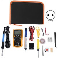 Elektrisches Lötkolben Set Multimeter Kit Sicher Langlebig Reparatur Maschine Zubehör 60W eu Stecker 110V-220V von MINKUROW