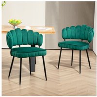 Esstisch und Stühle 2er Set, Samt Esszimmerstuhl Set mit runder Rückenlehne Design, bequeme Küchenstühle Esstisch und Stühle, bequeme moderne Stühle Esstisch und Stühle 2er Set, Samt Esszimmerstuhl Set mit runder Rückenlehne Design, bequeme Küchenstühle Esstisch und Stühle, bequeme moderne Stühle von MINKUROW