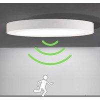 LED Deckenleuchte mit Bewegungsmelder für Balkon Garage Eingangsbereich Flur Einfach zu installierende Deckenlampe 6000K Kaltweiß, 1200LM, Rund, LED Deckenleuchte mit Bewegungsmelder für Balkon Garage Eingangsbereich Flur Einfach zu installierende Deckenlampe 6000K Kaltweiß, 1200LM, Rund, von MINKUROW