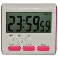 MINKUROW AAA-Batterien mit Magnet und Halterung, große Zahlen zum Kochen, Schönheitsstudie, multifunktionaler digitaler Küchentimer, orange von MINKUROW
