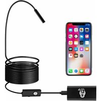 MINKUROW Endoskop WLAN-Inspektionskamera Megapixel Hd Endoskopkamera halbstarre flexible Inspektionskameras mit 5 m Kabel kompatibel mit von MINKUROW