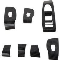 Minkurow - 7PCs Tür Fenster Schalter Panel Abdeckung Carbon Faser Stil Ersatz für Mazda 3 Fließheck 3 Limousine CX-30 von MINKUROW