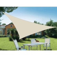 98 % UV-beständiges dreieckiges Sonnensegel mit kostenlosen Seilen, wasserabweisendes Vordach für Garten, Terrasse, Hof, Camping - Minkurow von MINKUROW