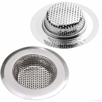 Ablaufsieb 2er Set, ø 11,5 cm Edelstahl Küchenspüle Dusche Wanne Ablaufspüle Filtersieb 2 Stück/Sets Ablaufsieb - Minkurow von MINKUROW