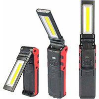 Minkurow - Arbeitslicht Wiederaufladbare USB-Lampe, Taschenlampe, LED-Inspektionslampe Mit Magnetfuß Für Campinglampe Für Garage, Camping, Notfall (1 von MINKUROW