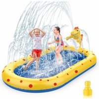 Aufblasbarer Pool-Spielplatz für Kinder, Spielzeug, Bewässerungsmatte, Outdoor, Jungen- und Mädchen-Lounge, Spielmatte für 3, 4, 5, 6, 7, 8 Jahre von MINKUROW