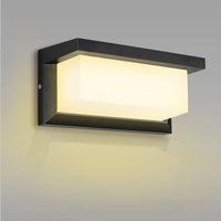 Außenwandleuchte, 18W led Außenwandleuchte IP65 wasserdicht, Außendekoration Wandleuchte für Hof, Garten, Terrasse, in der Nähe, Wand, Weg, Patio, von MINKUROW