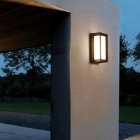 Minkurow - Außenwandleuchte, Moderne Außenwandleuchte, IP65 wasserdichte LED-Außenlampe, für Außenleuchte, Gartenterrasse, Weg, Patio, Villa, von MINKUROW