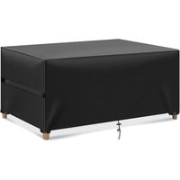 Minkurow - Bcc Gartenmöbel-Abdeckung, 90x90x90cm Polyester Schwarz Oxford-Gewebe Gartenmöbel-Abdeckung Wasserdichte Gartentisch-Abdeckung mit Kordel von MINKUROW