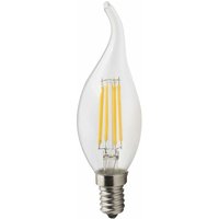Minkurow - E14 Led Dimmbare Filament Vintage Flame Tip Glühbirne, 4 w Led Flame Tip Bulbs, 40 w Ersatzbirnen, Ses Candle Light Bulb für Kronleuchter von MINKUROW