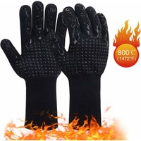 Finger Grill Handschuhe Grillhandschuhe 1 Paar Hitzebeständige Ofenhandschuhe bis 800°C / 1472°F Ofenhandschuhe in Universalgröße Ofenhandschuhe von MINKUROW