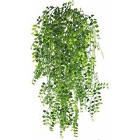 Minkurow - Künstliche Efeuranke, 2 Stück, künstliche hängende Rankenpflanzen, künstliche grüne Efeu-Girlande aus Kunststoff für die Hochzeit, von MINKUROW