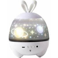 Minkurow - Nachtlicht für Kinder, Nebula Star Night Projektorlampe 360-Grad-Drehung Romantische Geschenke für Männer Frauen Kinder von MINKUROW